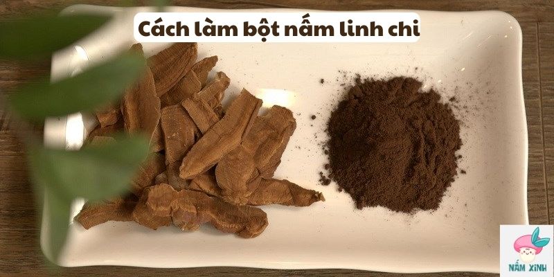 Cách làm bột nấm linh chi